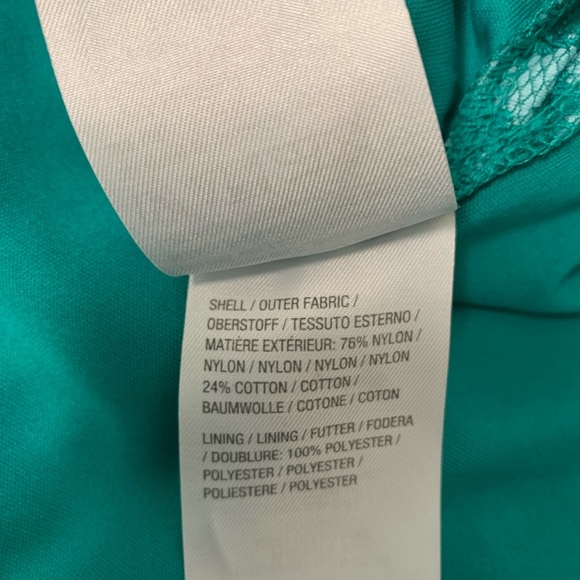 Isaac Mizrahi Green Petite Engineered Bi-Color Lace Midi Dress Size M/P - Picture 5 of 16